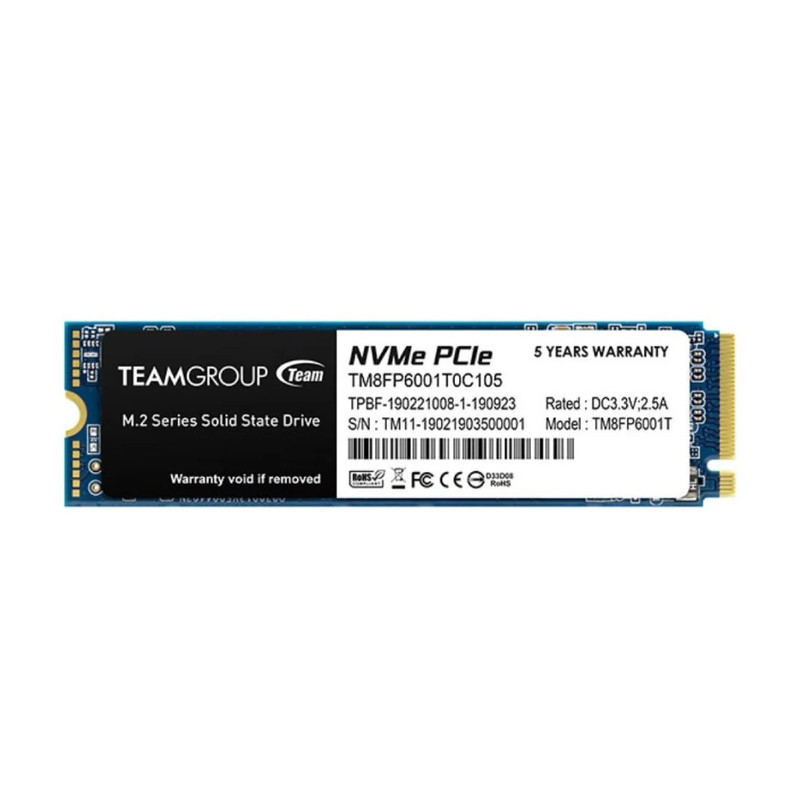 Team Group MP33 1TB M.2 NVMe Gen 3 Internal SSD - مساحة تخزين